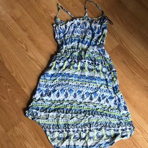 Pink Rose: High low summer dress